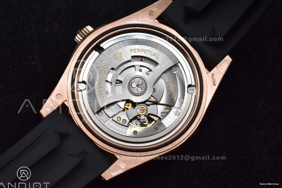 1104 RG Upgraded Gray Oysterflex Noob on A23J Strap Dial Best Skydweller Edition 0123